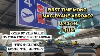 Philippine Airport STEP BY STEP GUIDE for FIRST time travelers abroad |Travel Tips & Guide
