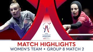 Lea Rakovac (CRO) vs Dina Meshref (EGY) | WT G8 - Match 2 | #ITTFWorlds2024