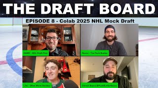 DRAFT BOARD Hockey Show - 2025 NHL Mock Draft