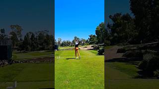 Nelly Korda and Linnea Strom Round 3 Opening tee shot DIO Implant LA #shorts #lpga #golf #golfswing