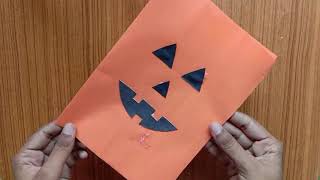DIY easy Halloween Card | Happy Halloween Card | DIY Halloween Card | #halloween