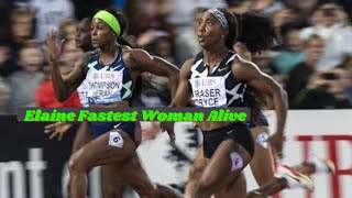 Elaine Thompson 10.65 MR Wins Womens 100m in Zurich|FastElaine