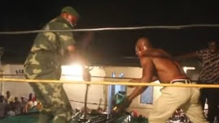 COMBAT DE CATCH CONGOLAIS AVEC MAITRE SUPER EWING VS BAZEYIMBU  ANGULUMA A RATÉ FIMBU abonnez vous