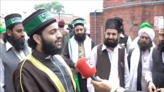 Shayukh of Eidgah Sharif  Sunni conference at Ghamkol Shareef Masjid Birmingham 30-08-15