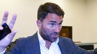 Anthony Joshua losing again = NOT MUCH FINANCIAL DIFFERENCE to Matchroom, says Eddie Hearn
