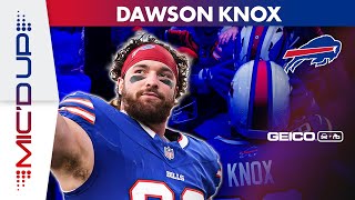 Dawson Knox Mic’d Up For Tyler Bass' 61-Yard Game-Winning Field Goal Over Dolphins! | Buffalo Bills