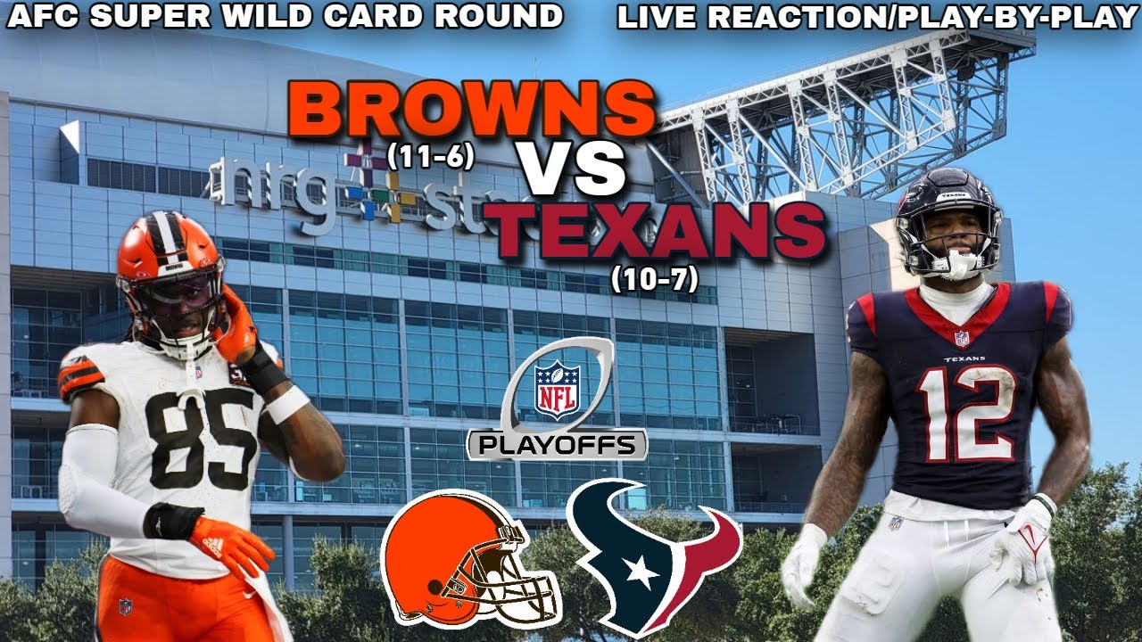 Cleveland Browns Vs Houston Texans LIVE REACTION/Play-By-Play - YouTube