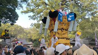 【新居浜太鼓祭り2023】一宮神社かきくらべ 庄内太鼓台