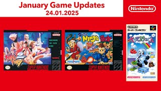 Super NES – January 2025 (Nintendo Switch Online)