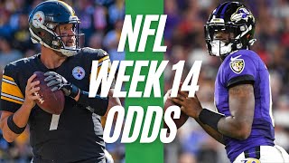 NFL Opening Lines Report | Week 14 NFL Odds | Point Spreads, Moneylines, Betting Totals