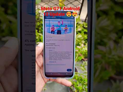 Actualización de Android 12 del Moto G71