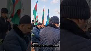 Vətən müharibəsi iştirakçısı,qazi, mayor Həşim Həşimov Gəncə şəhərində dəfn olundu 07.02.2025