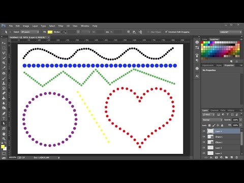 How to Make Dotted Lines in Adobe Photoshop How to Make Dotted Lines in Adobe Photoshop
