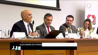 📺 JJ1 – Ministro Alexandre de Moraes participa de palestra sobre a Justiça Eleitoral