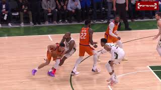 Giannis UNREAL BLOCK with 1:15 left in CLUTCH Time to Seal Game 4! 🔥