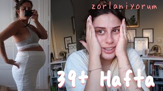 ARTIK ZORLANIYORUM… DOĞUMDAN ÖNCE SON VLOG ! 39+ Hafta Hamilelik