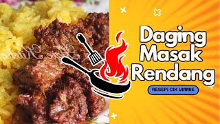 Cara Masak Daging Masak Rendang Resepi Cik Ummie [ BIKIN JUALAN LAKU KERAS ]😋