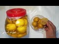 moroccan candied lemons with boiling water and coarse salt