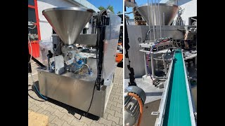 611-150: Waldner two lane cup filling machine