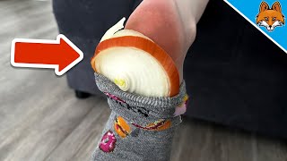 Put an Onion in your Sock and WATCH WHAT HAPPENS💥(Ingenious Trick)🤯