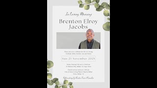 Brenton Elroy Jacobs Funeral Service