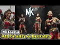 Mileena All Fatality & Brutality Gameplay Showcase Mortal Kombat 1