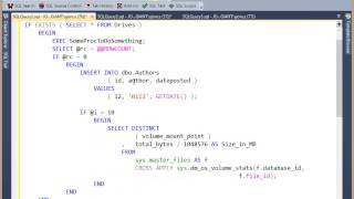 SQL Prompt Tips - Begin End Highlighting