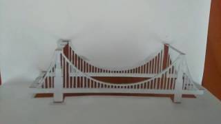 Bridge diy craft popup card make and learn