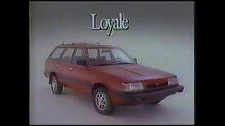 1990 Subaru Legacy Loyale Justy Ad