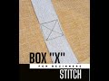 Box X stitch. #shorts