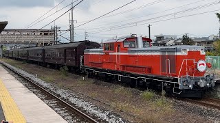 DD51 895牽引 快速DL鉄道開業150年号 磯部駅発車