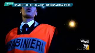 Una notte di pattuglia con una donna carabiniere