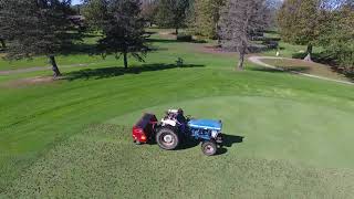 Aerifying Greens