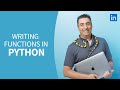 Python Tutorial - Writing FUNCTIONS