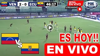 Venezuela vs. Ecuador en vivo, donde ver, a que hora juega Venezuela vs. Ecuador Eliminatorias 2023