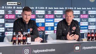 24. Spieltag | FCI - SGD | Pressekonferenz vor dem Spiel
