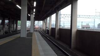 【名鉄】快速急行神宮前行き　名鉄一宮駅到着