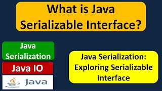 What is Java Serializable Interface? | Java Serialization | Java IO | Java Tutorial