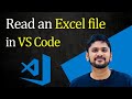 How to Read an Excel file in Python VS Code | Amit Thinks