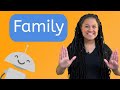 Family - Basic ASL Signs