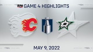 NHL Game 4 Highlights | Flames vs. Stars - May 9, 2022