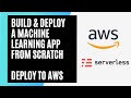 Deploy a Deep Learning model on AWS Lambda using Serverless framework