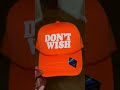 don’t wish trucker hats made with puff print u0026 hat press short truckerhat dontwish hatpress cat