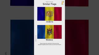 Similar Flags 44 • Andorra Moldova #flag #quiz