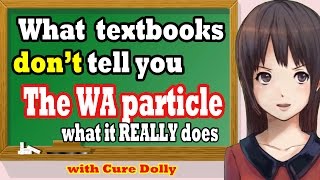 The WA particle - what it REALLY does. Japanese the textbooks don't teach.