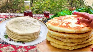 TAVADA ÖYLE BiR PEYNİRLİ KAŞARLI KATMER YAPDIK Kİ TORUNUMLA (Asmr cooking in nature)