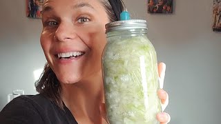 How I Make Homemade SourKraut!! (And Why You Should To)