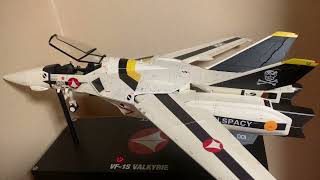 超時空要塞マクロス VF-1 バルキリー -ファイターモード ダイキャストギミックモデル完成！ 発進シークエンス