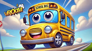 Vroom Vroom! The School Bus is On the Go! Nursery Rhymes Video for Kids