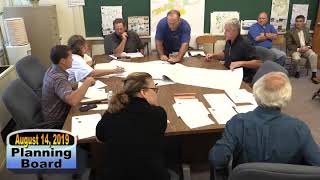 Planning Board August 14 2019